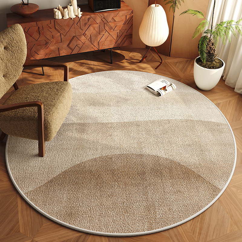 Alfombra de oficina redonda europea sala de estar sofá mesa de té mantas de estudio cojín de silla giratoria cojín de asiento de cama cojín de cama