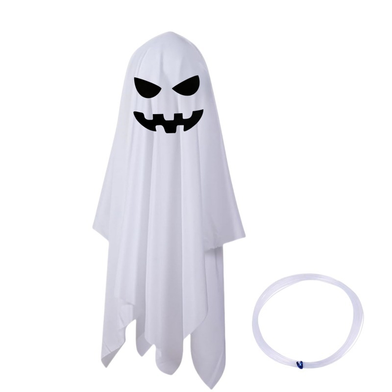 Colgante fantasma de Halloween Decoración de jardín de Halloween Linterna Suministros de fiesta Decoración de escena Colgante de decoración de calabaza