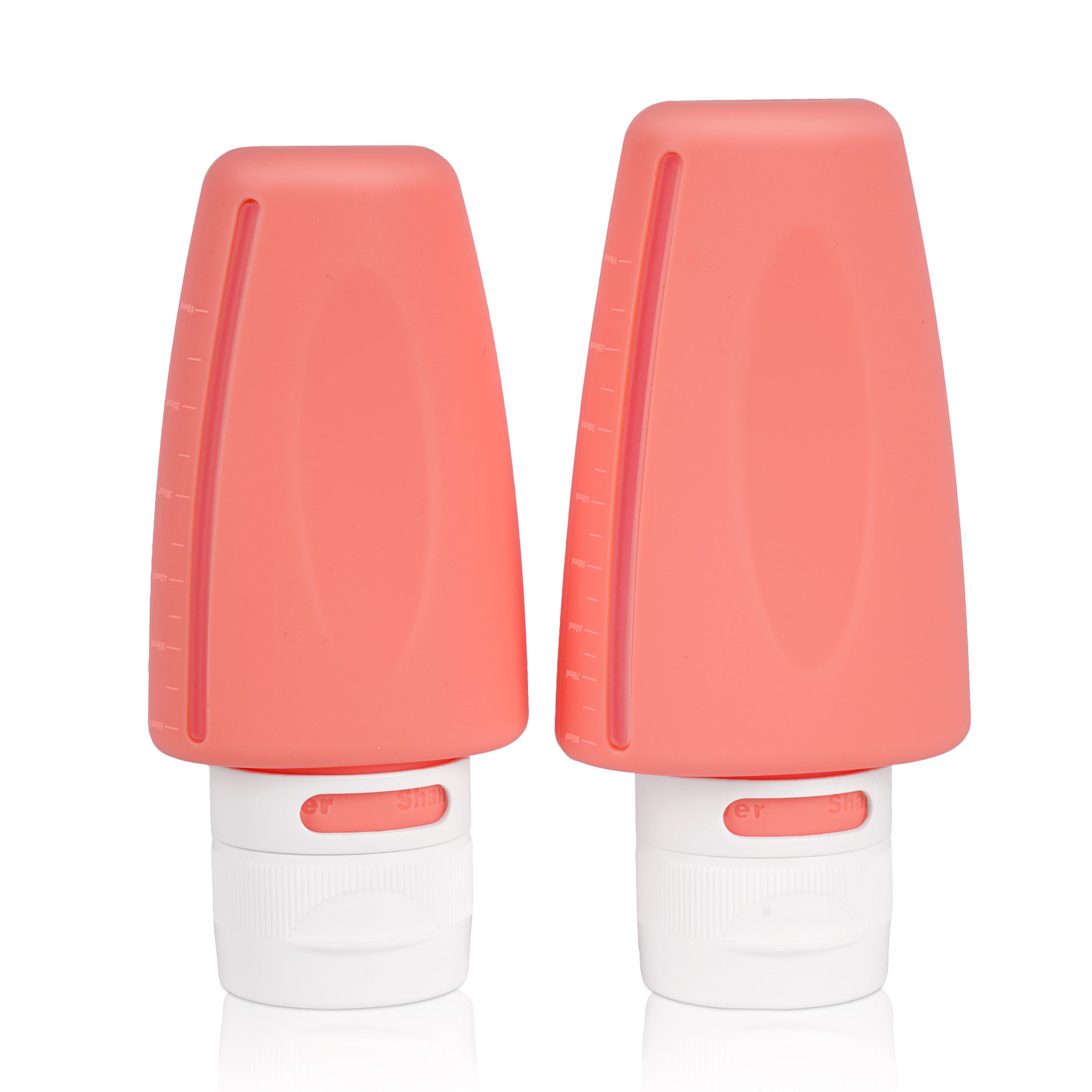 Botella de almacenamiento de gel de ducha de champú caliente transfronteriza sub-botella de viaje botella de almacenamiento portátil de silicona de cuatro piezas al aire libre