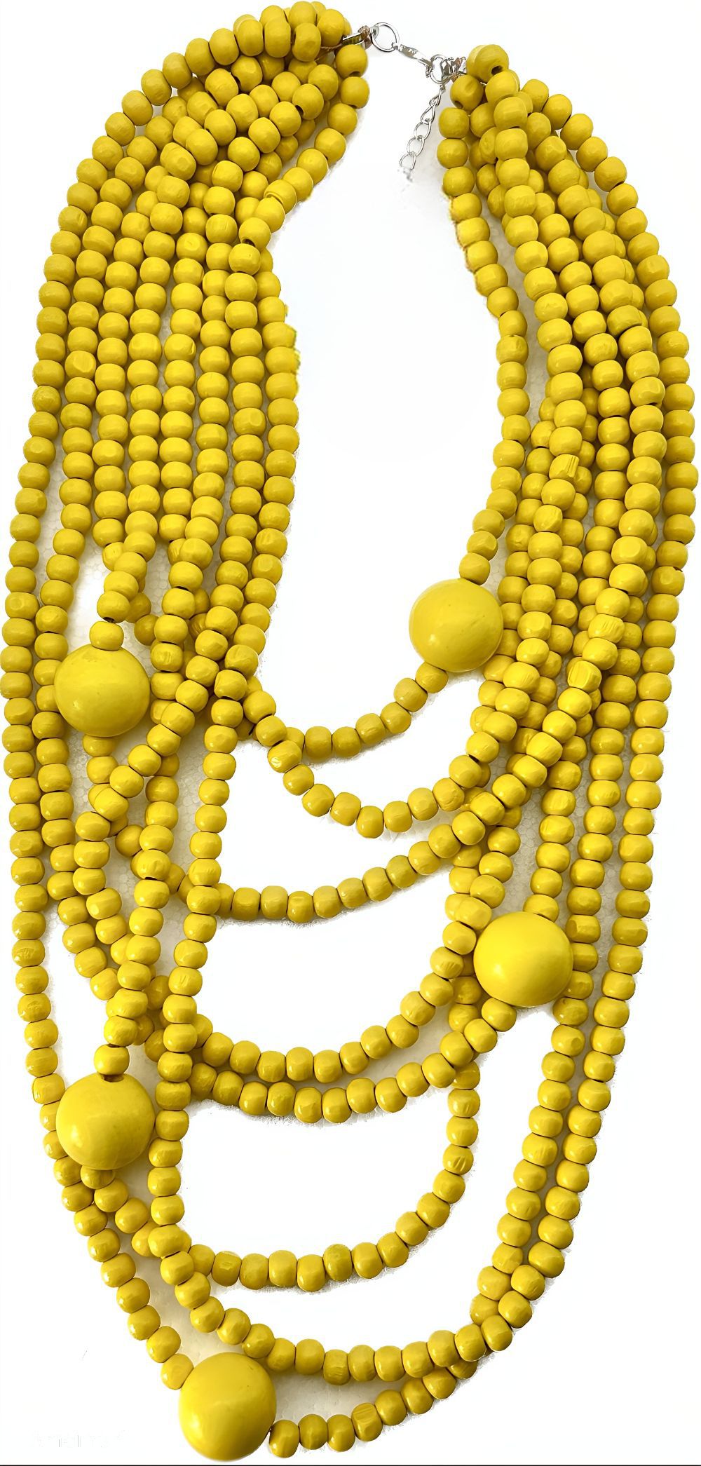 159g Weight Sweater Chain Classification Wood Chain Material 1 Piece Quantity Holiday, Daily Occasion Wood Material Round Pattern Women's Gender Beaded, Stoving Varnish Design Casual, Ethnic Style Style Casual Ethnic Style Round Wood Wholesale Sweater Chain 8