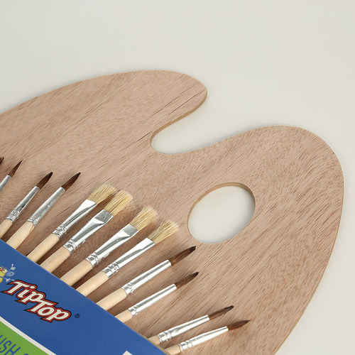 Cross-border direct supply brush set 12 watercolor brushes palette set children's art painting tools wholesale