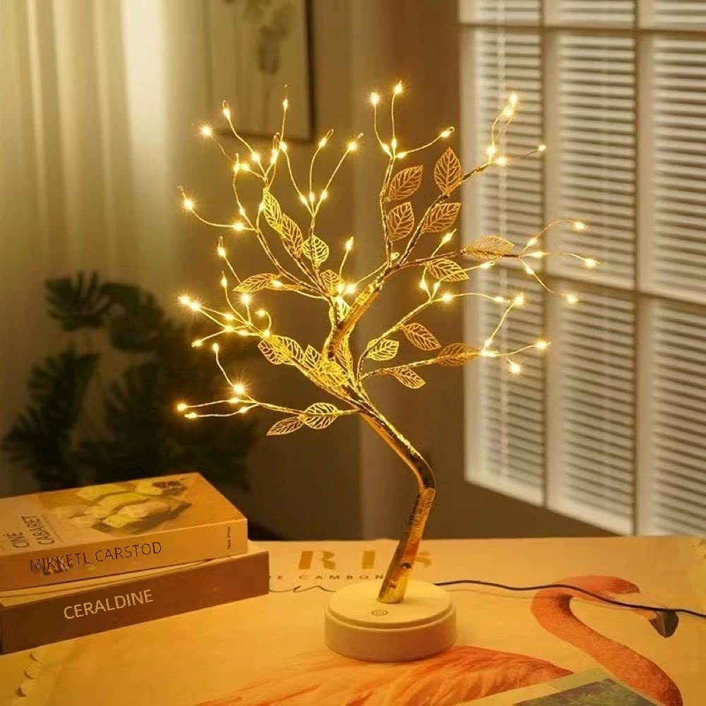 LED-атмосферная лампа Mei Flower, настольная декоративная ёлочка, IP44, ночник на день рождения и Рождество