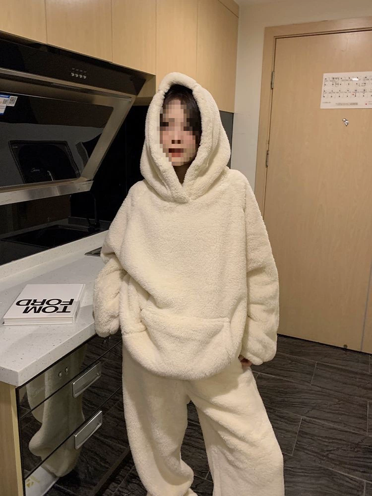 Толстый MM большой размер 300 кг можно носить зимнюю коралловую бархатную пижаму