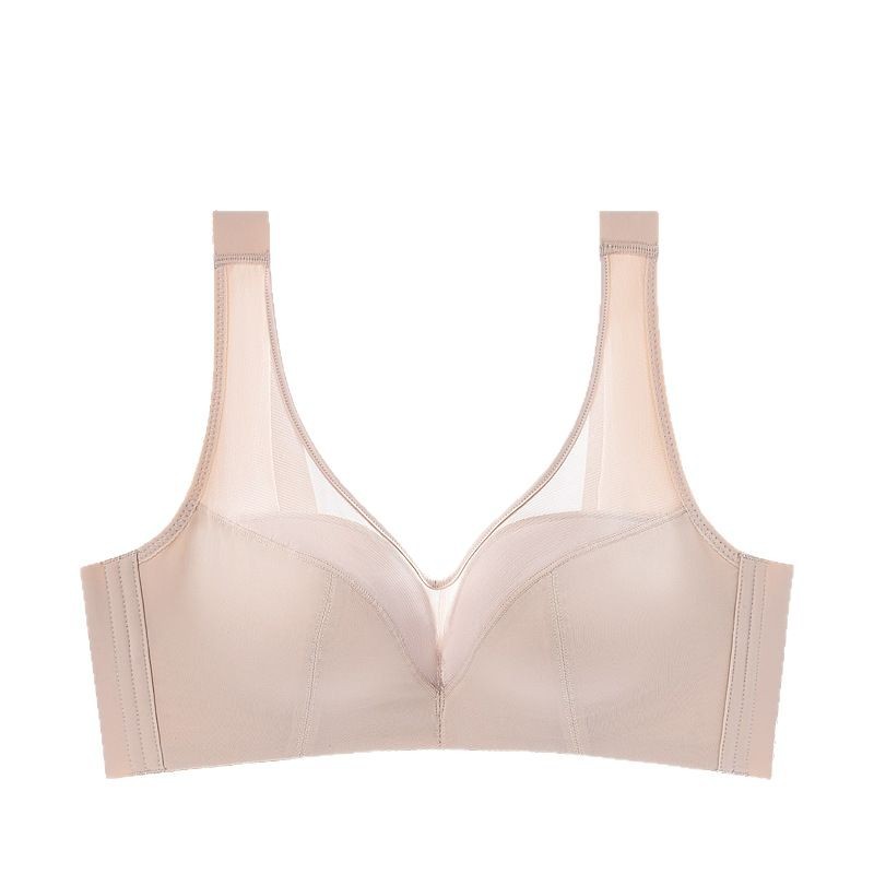 와이어 프리 브라 푸쉬업 디자인 속옷, 멀버리 실크 소재, 광택 있고 얇고 아름다운 등, 실크, 편안하고 통기성이 있으며 피부 친화적입니다.