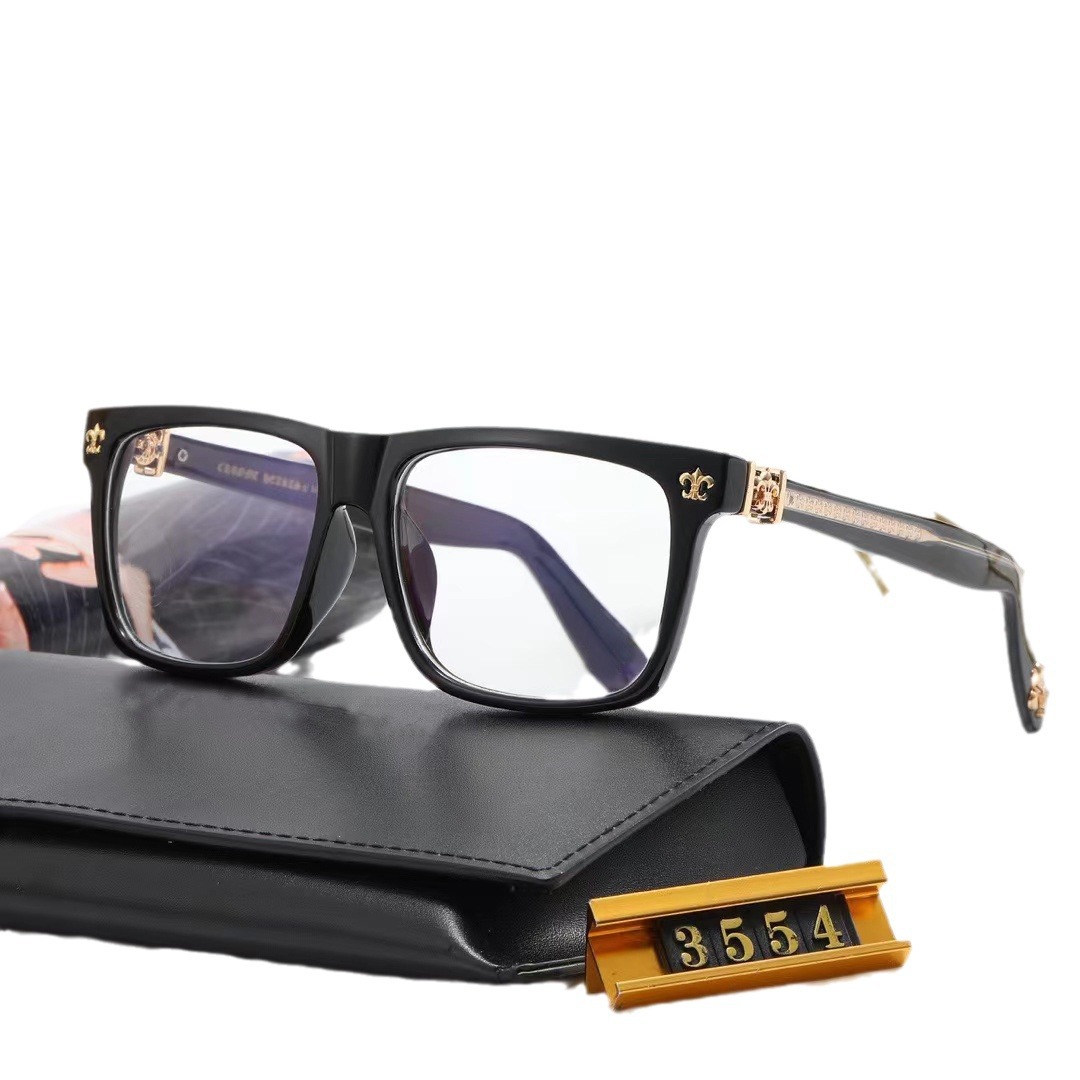 Nuovi occhiali da sole d'oltremare per uomo e donna, lenti piatte Ke Jia di forma quadrata, occhiali da vista classici da viaggio alla moda 3554_voghion.com