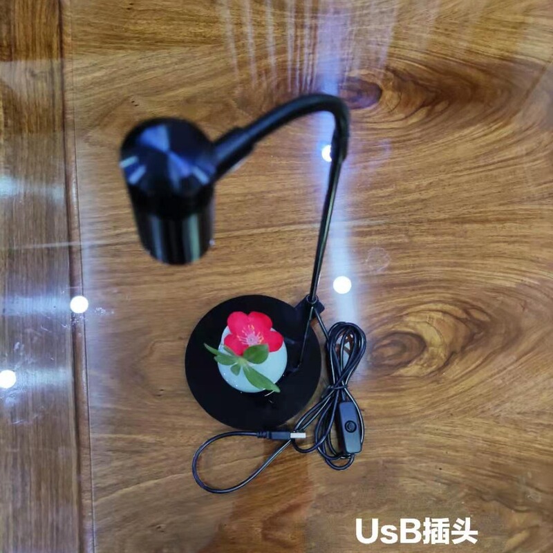 Fish tank acrylic USB timing dimming Mini small fish tank landscape light aquatic plant Lighting Plant Growth Light