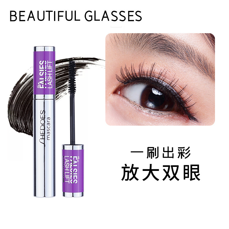 Shedoes transfronteriza especial tridimensional 4D grueso ojo grande impermeable a prueba de sudor no floreciente rimel maquillaje fabricante