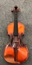 VLA-8小提琴枣木本色镶铜件 镶音节点手工 高端 背板枫木面板云杉