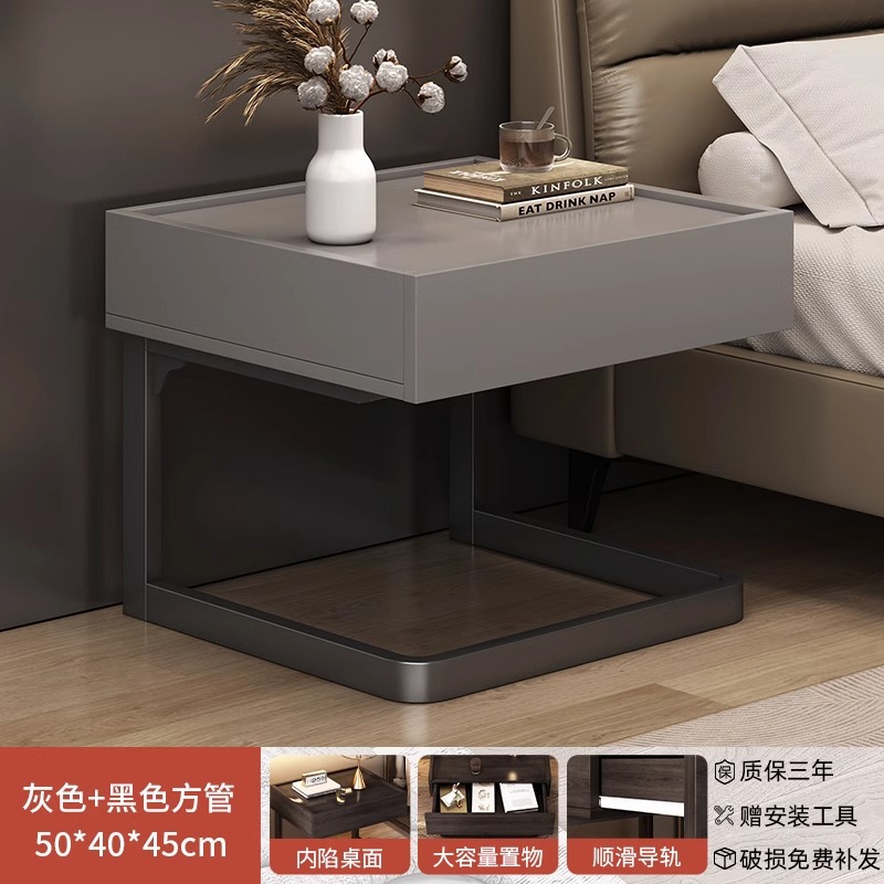 2023 nueva meseta de cabecera flotante simple y moderna cabecera en línea cama creativa ligera de lujo de alta calidad estante de cabeza