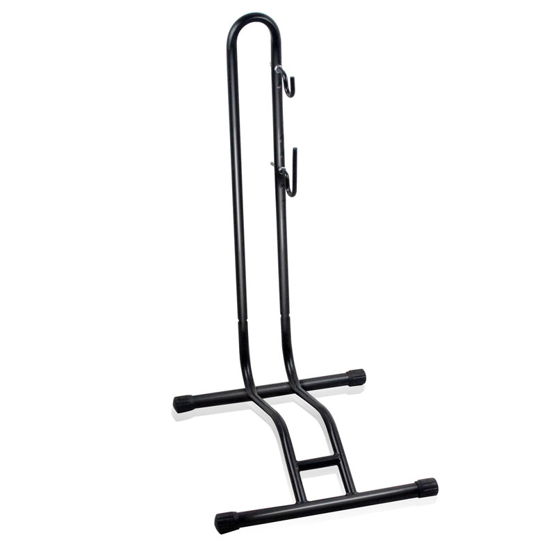 Plug-In Tree-Shaped Repair Stand L-Shaped Parking Rack for Mountain Bikes, Display Rack Support Frame with Metal Structure