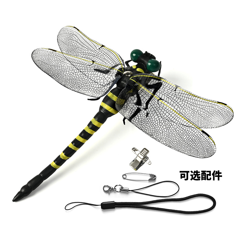 Exportado a Japón Repelente de mosquitos al aire libre simulación modelo de libélula grande artefacto repelente de mosquitos juguete transfronterizo-longitud de ala 12 cm