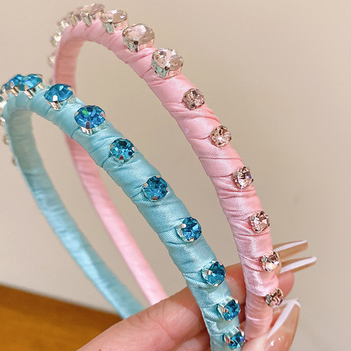 Eurasian fashion heavy work crystal hair clip for women, cross-border new style, palace retro style face washing hair holder, wholesale hair clip