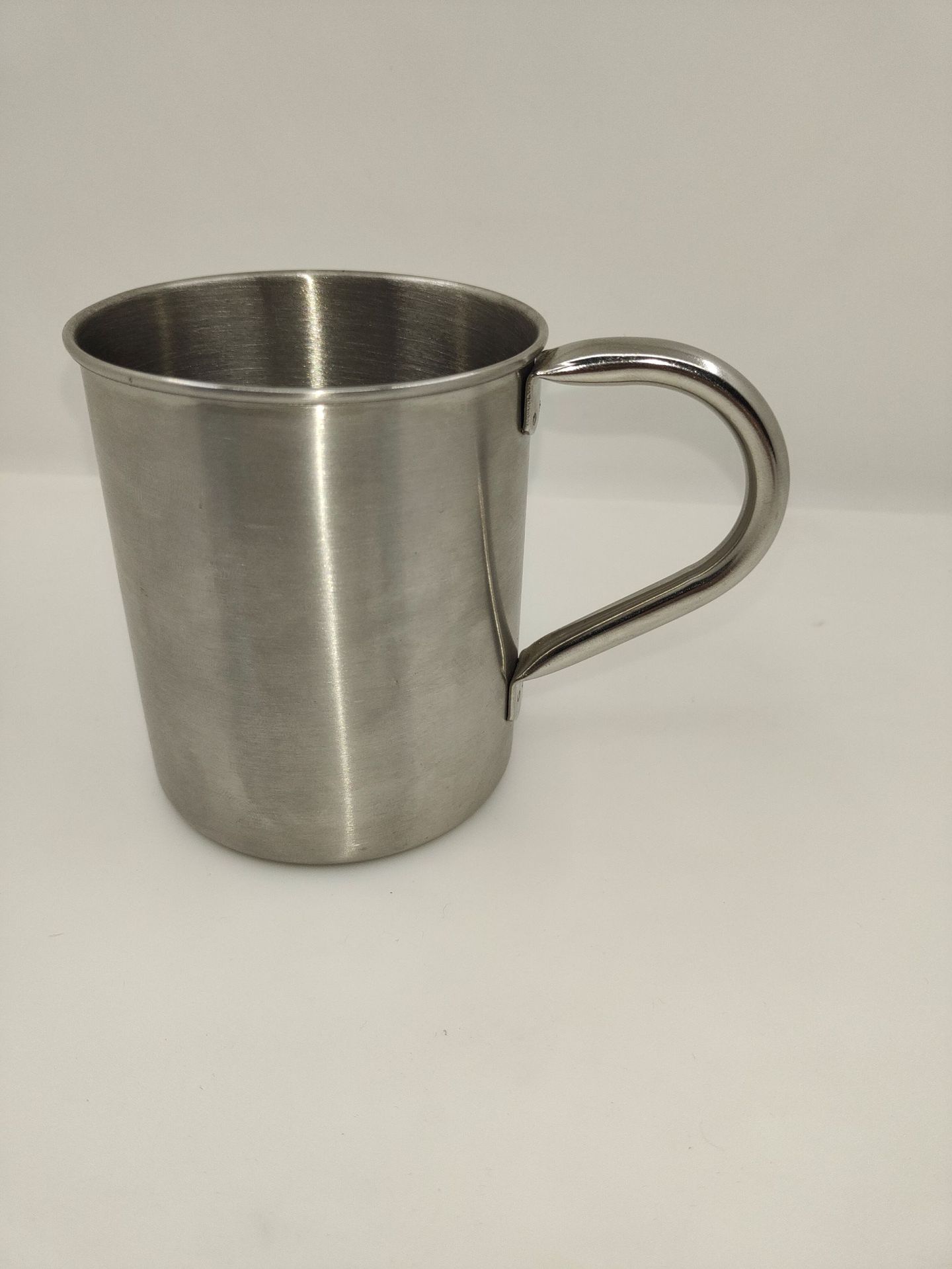 厂家直销镀铜单层卷边杯  镀铜直身杯 304不锈钢杯 咖啡杯 马克杯