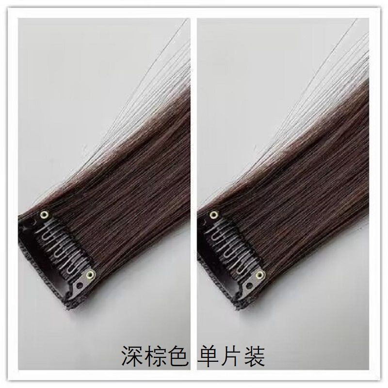 Extensión de Cabello Liso de Una Pieza Una Pieza Sintética Invisible Voluminizadora image 9