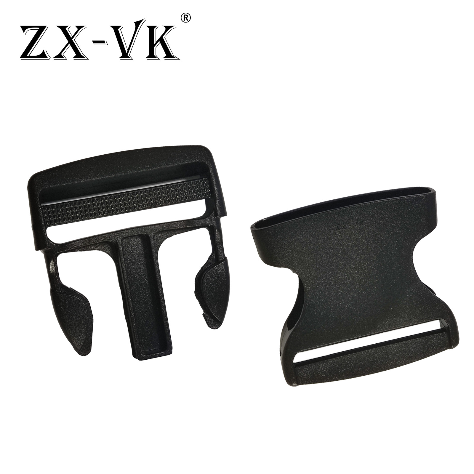 Suministro directo de fábrica 5,1 cm hebilla de plástico hebilla bolso bandolera hebilla ajustable accesorios de equipaje en stock lote
