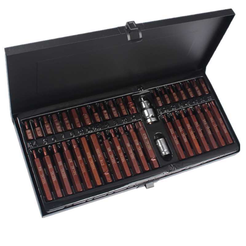 40件装S2钢旋具套筒内六角内六花十二花批嘴星批汽修汽保工具批发