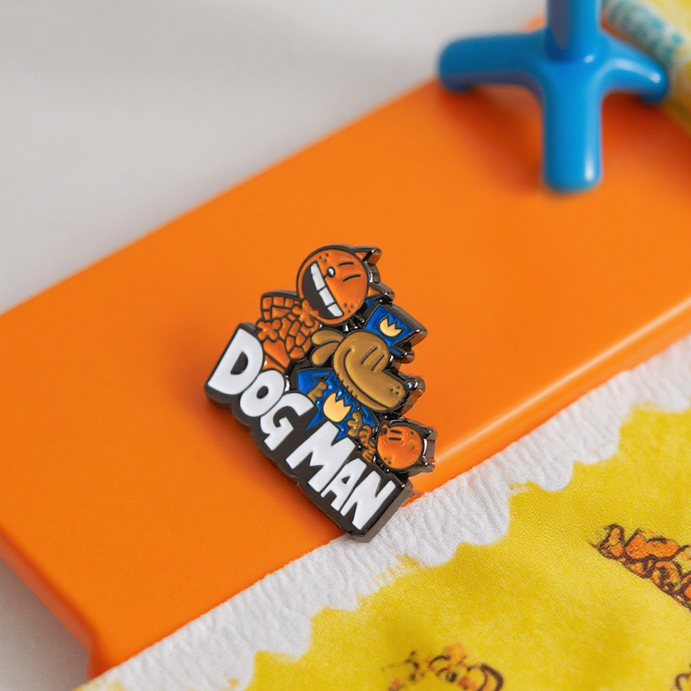Dog Man Pete Cat Detective Enamel Brooch Fantasy Cartoon Animation Inspired Lapel Pin Badge Accessories