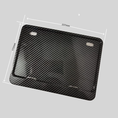 Fiber Pattern License Plate Frame Carbon – Nömrə qabı