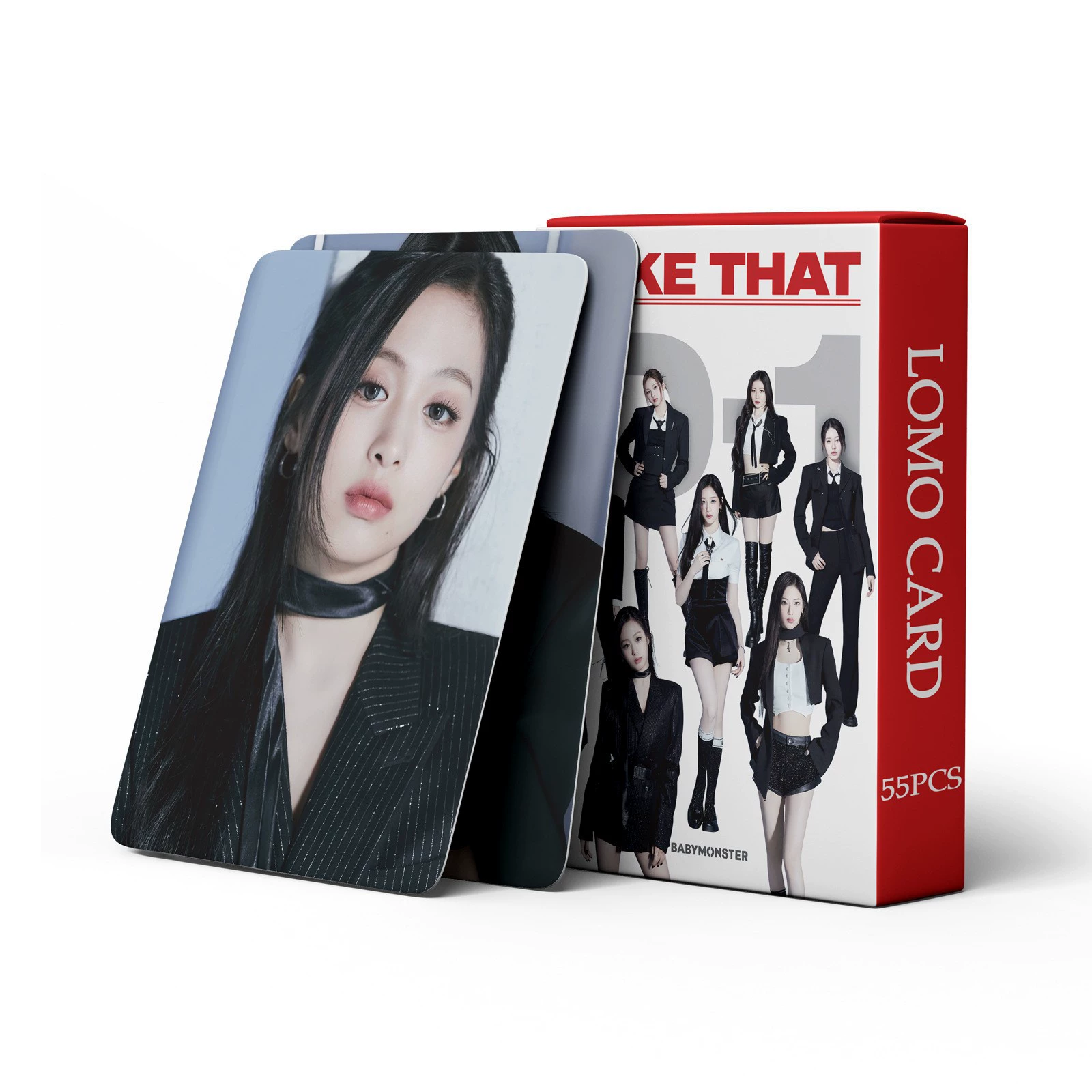Граница-специальная поставка 55 карточек Baby Monster в стиле Like That звезда KPOP периферийная LOMO карточка