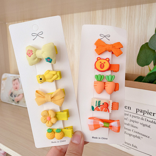 Children's hairpins, girls' headwear, baby hairpins, baby girls' hair clips that do not hurt their hair, cute and super cute, baby hair clips for infants and toddlers