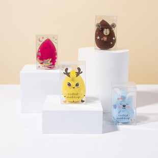 Beauty egg outer packaging makeup egg do not eat powder water drop powder puff gourd sponge egg makeup beauty tool suit