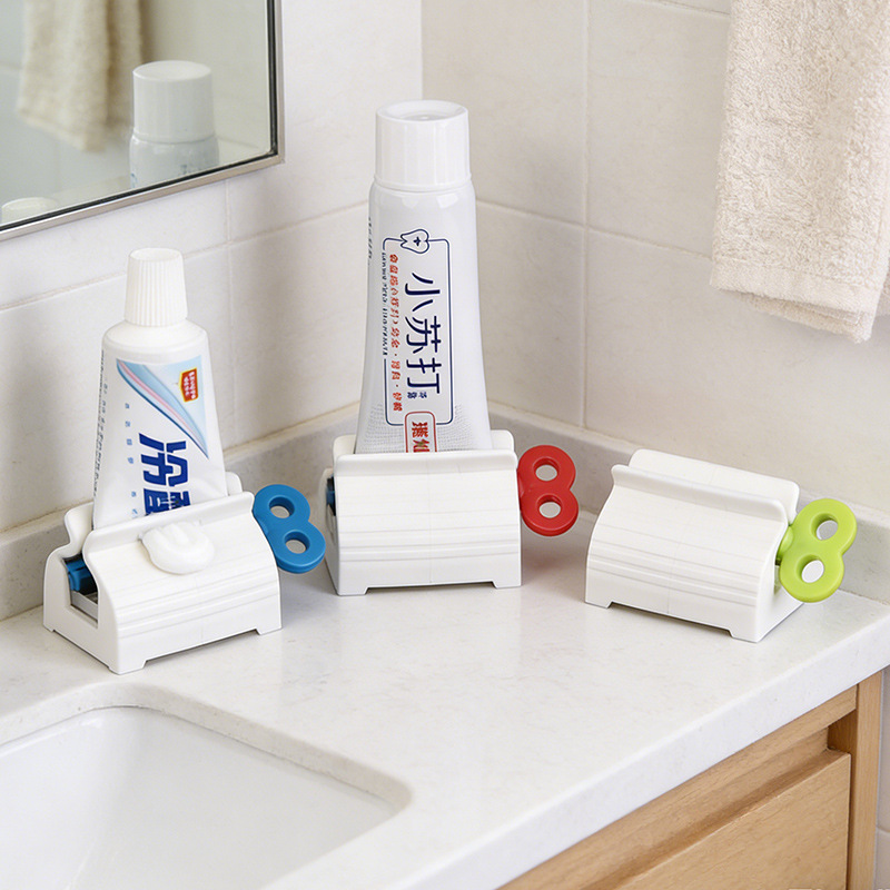 Automatic Lazy Toothpaste Squeezer, Clip-On Toothpaste Squeezer, Manual Press Facial Cleanser and Hand Cream Squeezer
