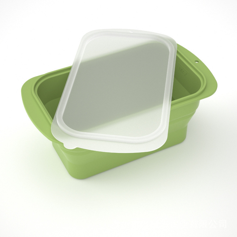 Foldable ice cubes, green mold, 3600 ml