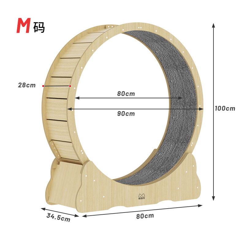 Cinta de correr para mascotas gato perro gato universal anti-pellizco pie fitness rodillo mudo tablero de fibra alta gato de juguete gato escalada marco