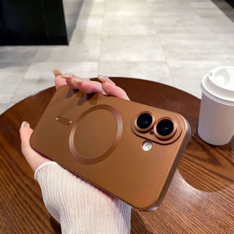iPhone17PROMAX液态硅胶磁吸手机壳适用苹果16带镜头膜防摔保护套|undefined