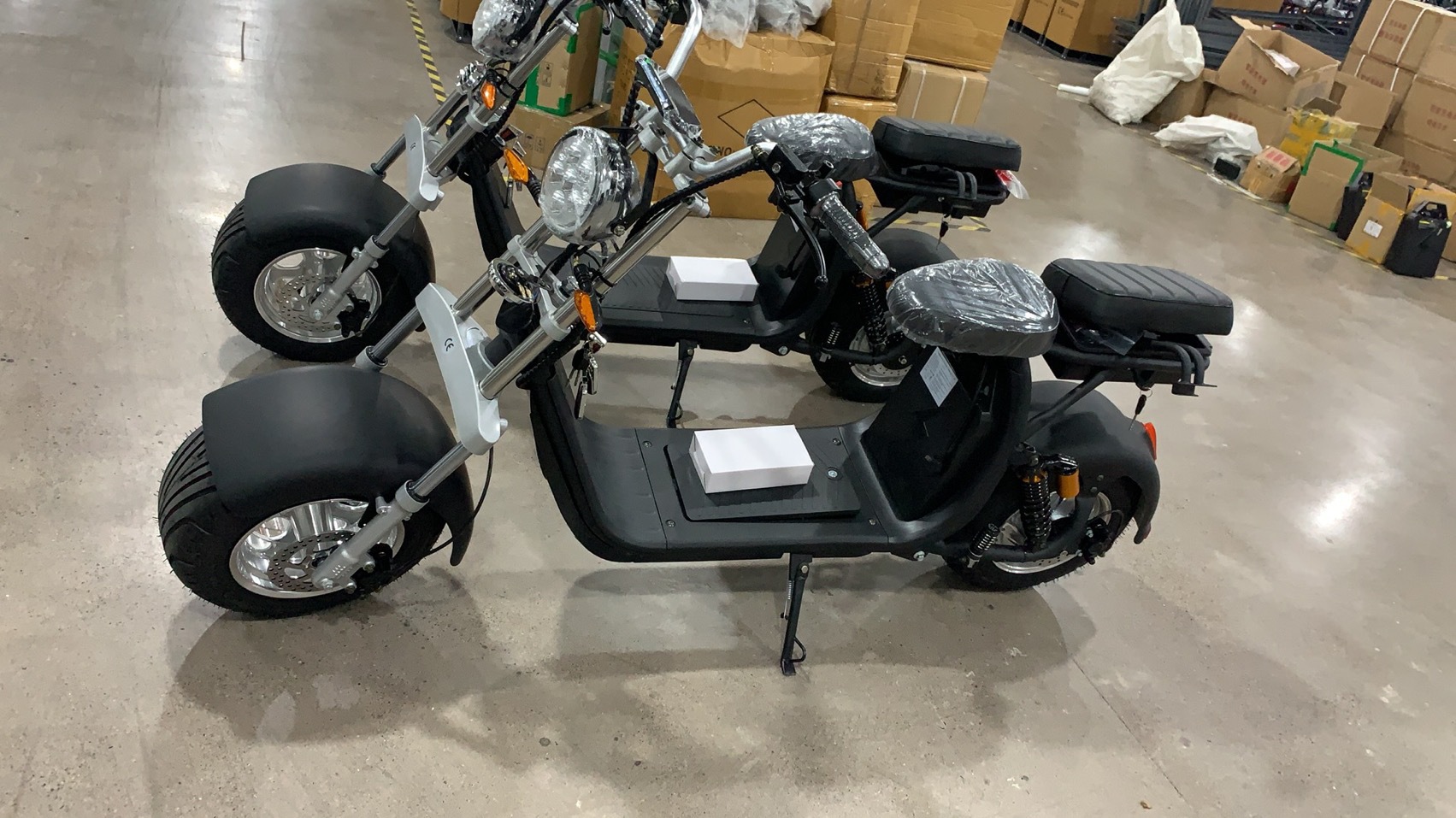 Puhale New Harley Electric Motorcycle Women's Adult Scooter Lithium Battery Battery Car Double Person