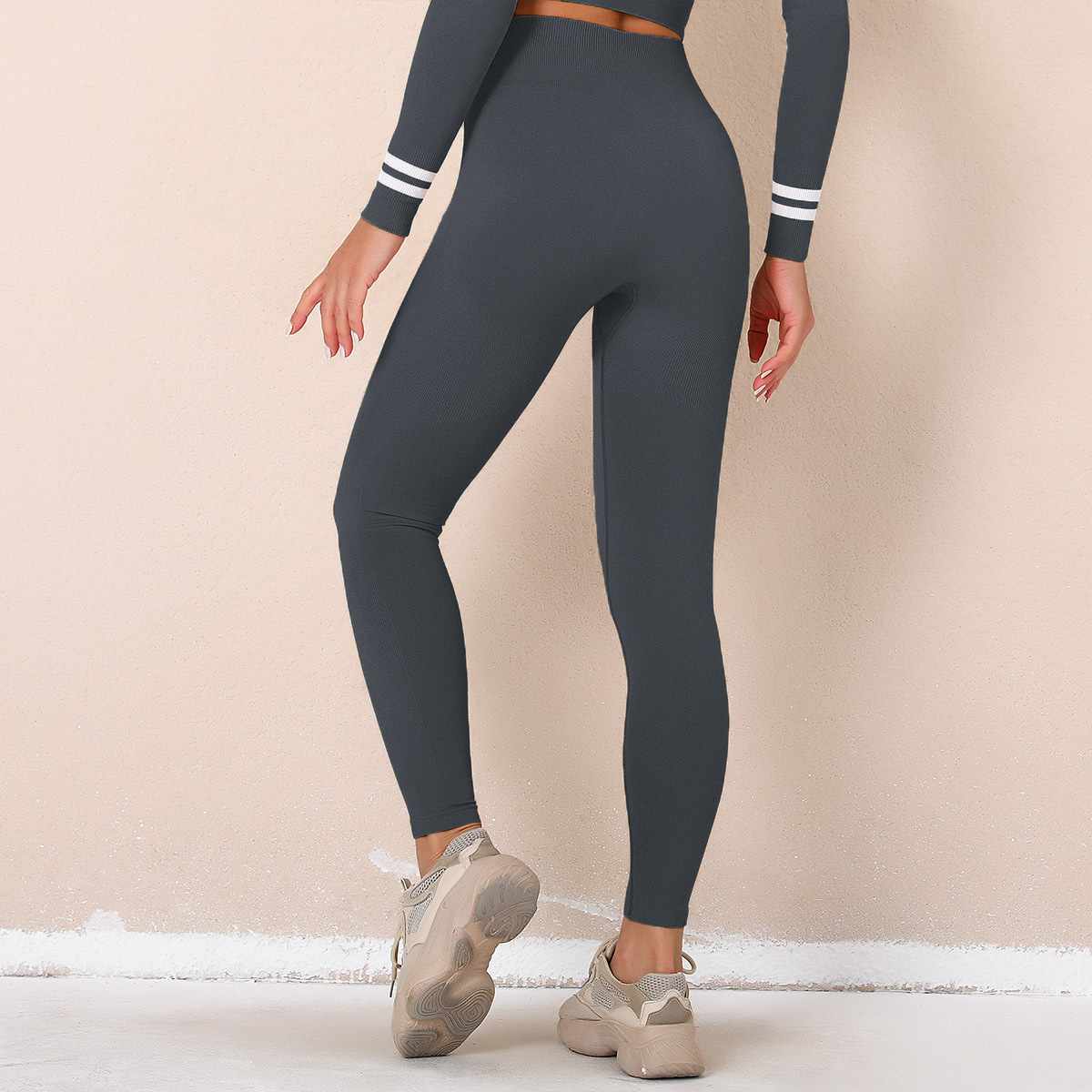 knitted sports yoga pants  NSLX51681