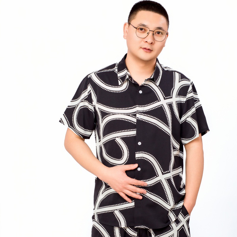 Summer thin shirt, universal trousers, city style 2