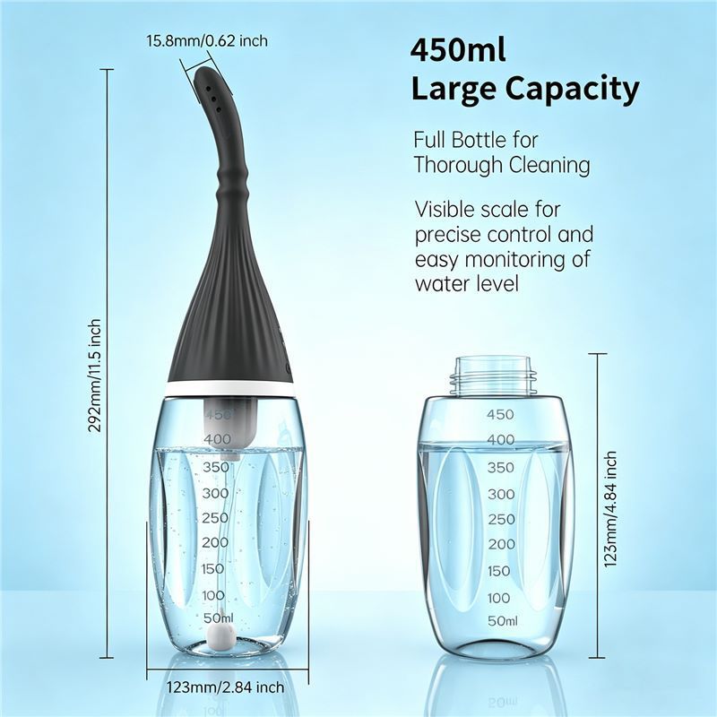 Electric Personal Irrigator with 3 Adjustable Settings, Magnetic USB Charging, Silicone Nozzle — detail image 19