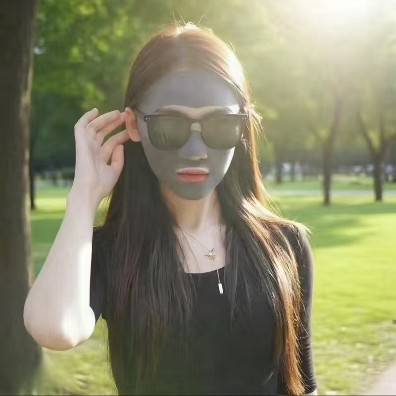 Full face leaky nose and mouth-dark gray