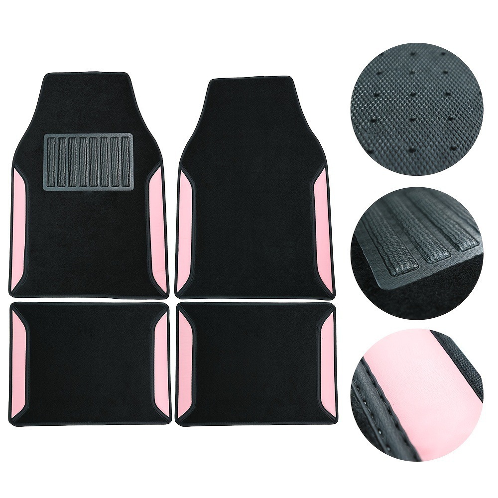 Cross-border Temu Amazon universal car floor mat four-piece set, dirt-resistant, non-slip, wear-resistant car protection mat