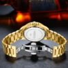Fashionable trend men's watch, solid steel belt, quartz watches