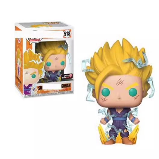 Коллекционная фигурка (POP) Dragon Ball Z Q‑Q версия, Саиян жёлтый, стилизованная чиби-модель 860