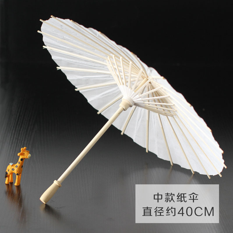 メーカー直販白い紙傘子供diy手作り材料空白油紙傘絵画紙傘空白紙傘|undefined