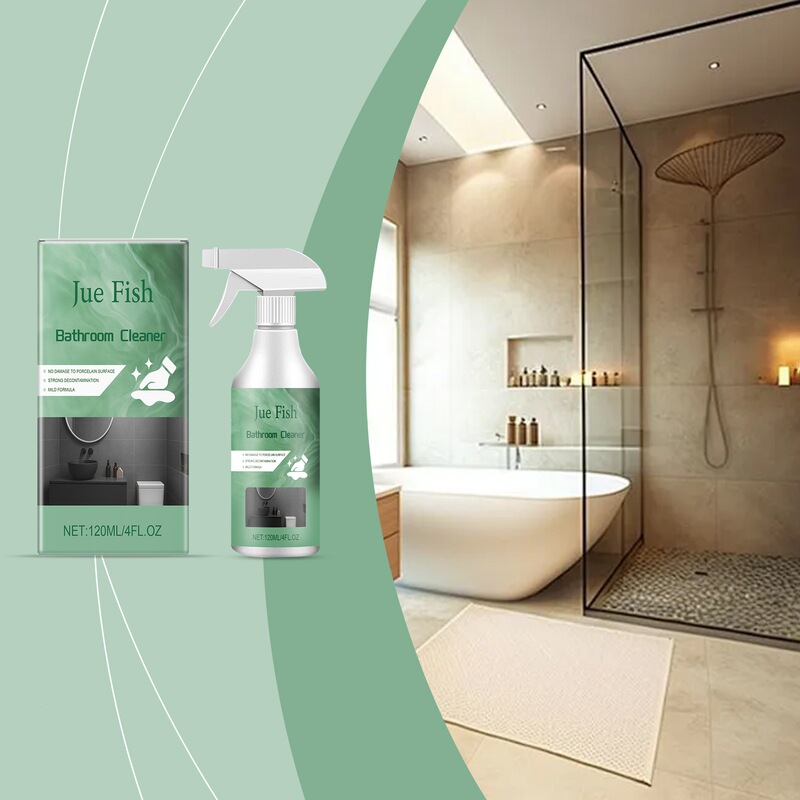 Jue Fish Bathroom Multi-Purpose Cleaner Household Multi-Purpose Spray Cleaner for Removing Grease and Scale Jue Fish Bathroom Multi-Purpose Cleaner Household Multi-Purpose Spray Cleaner for Removing Grease and Scale