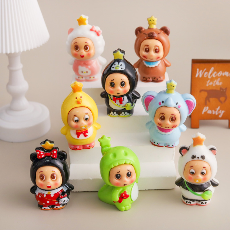 Jingdezhen Star Man Handmade Hairpin Headband Mobile Phone Case Keychain Pendant Jewelry Accessories Ornaments