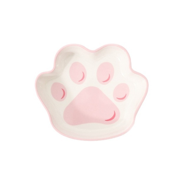 Vajilla de melamina para niños plato de arroz lindo gato plato de garra de gato plato de fruta de jardín de infantes plato de comer para niños comida de dibujos animados