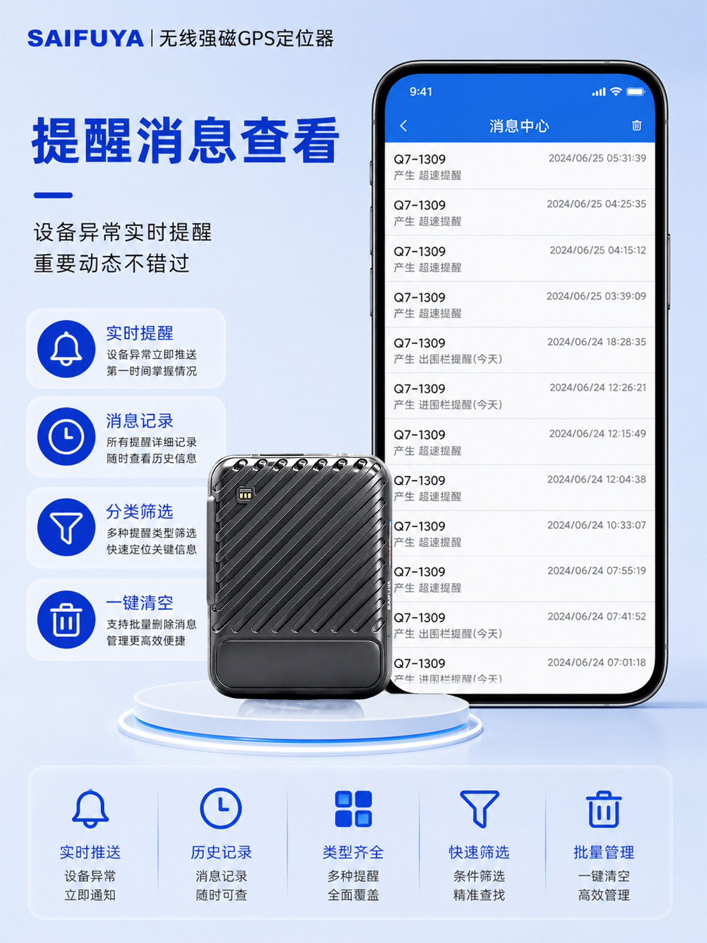 Yunzhixing 4G Wireless Beidou GPS Locator for Overseas Vehicles, Anti-Loss Device for Cars and Motorcycles, Rechargeable, Strong Magnetic Positioning