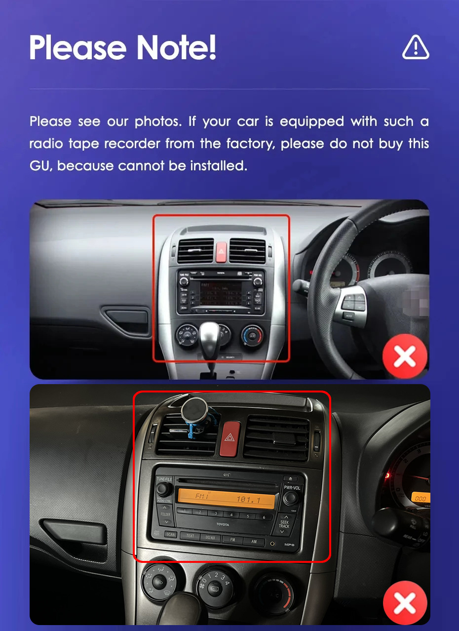 Suitable for Toyota Corolla 06-13 Gps Android Navigation System with Bluetooth and Reversing Camera Intelligent Car Machine