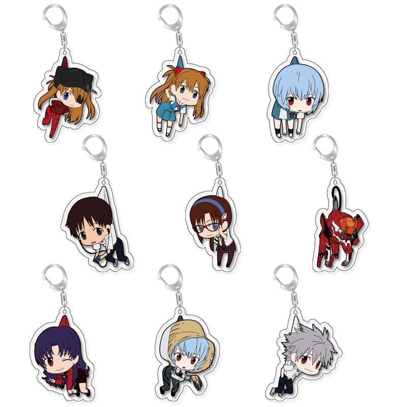 Animation Surrounding New Century Evangelion Acrylic Keychain Eva Book Bag Pendant