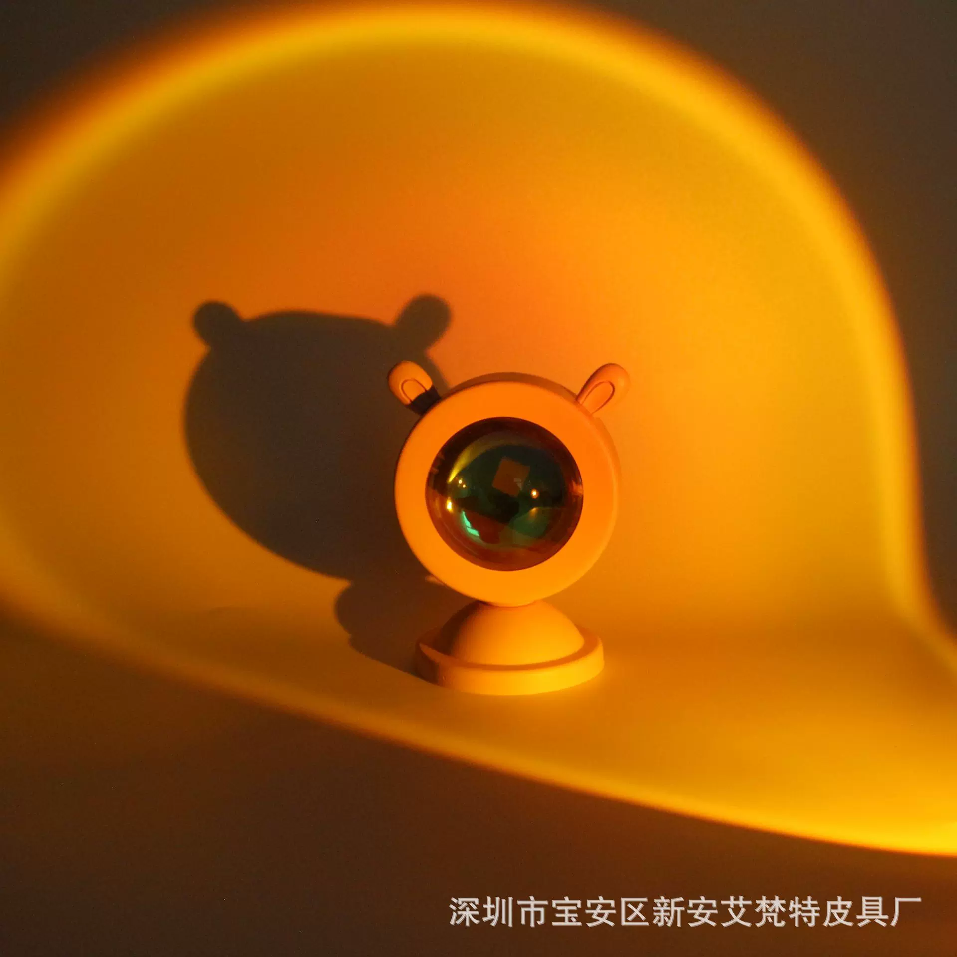 跨境日落灯网红拍照mini桌面氛围夕阳落日灯彩虹台灯礼品女生礼物