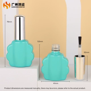 11.5ml甲油瓶可创意加工制作透明分装瓶印刷LOGO功能胶指甲油包材