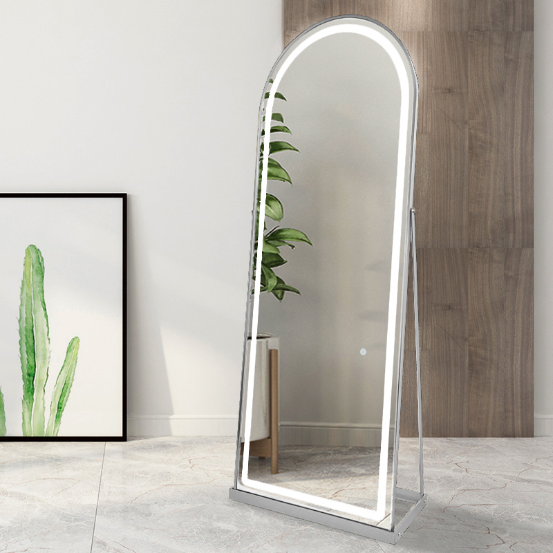 Barbería en línea espejo espejo espejo de peluquería espejo LED inteligente espejo de corte de pelo de suelo completo espejo de maquillaje espejo de prueba de vestir