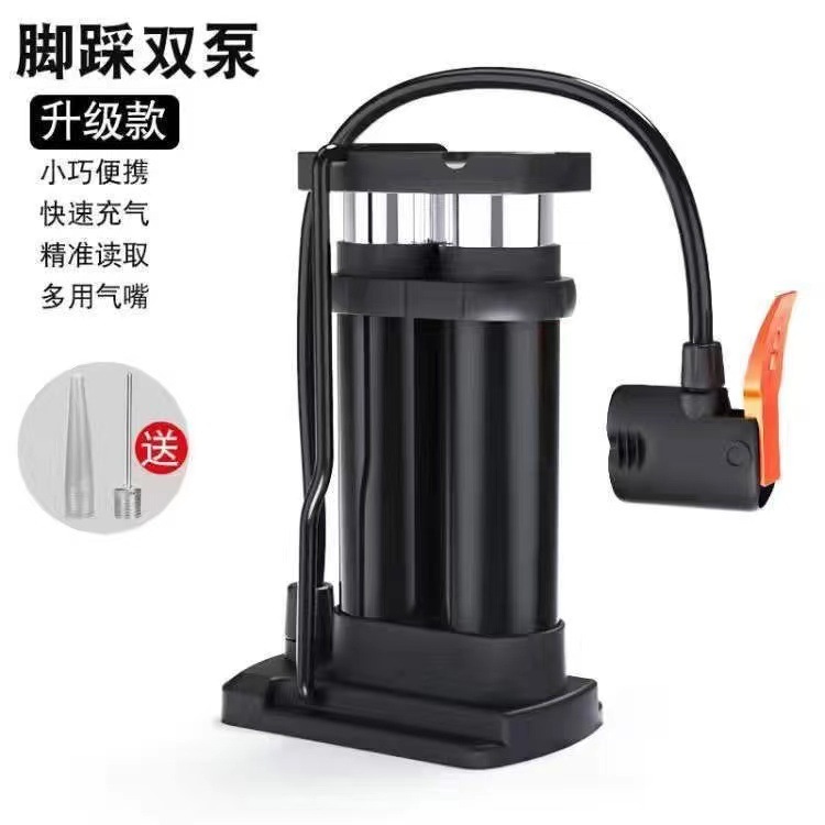 メーカー直売の足で空気入れを踏む家庭用通用の新型高圧空気入れポンプ電動バッテリーバスケットボールの携帯気管|undefined