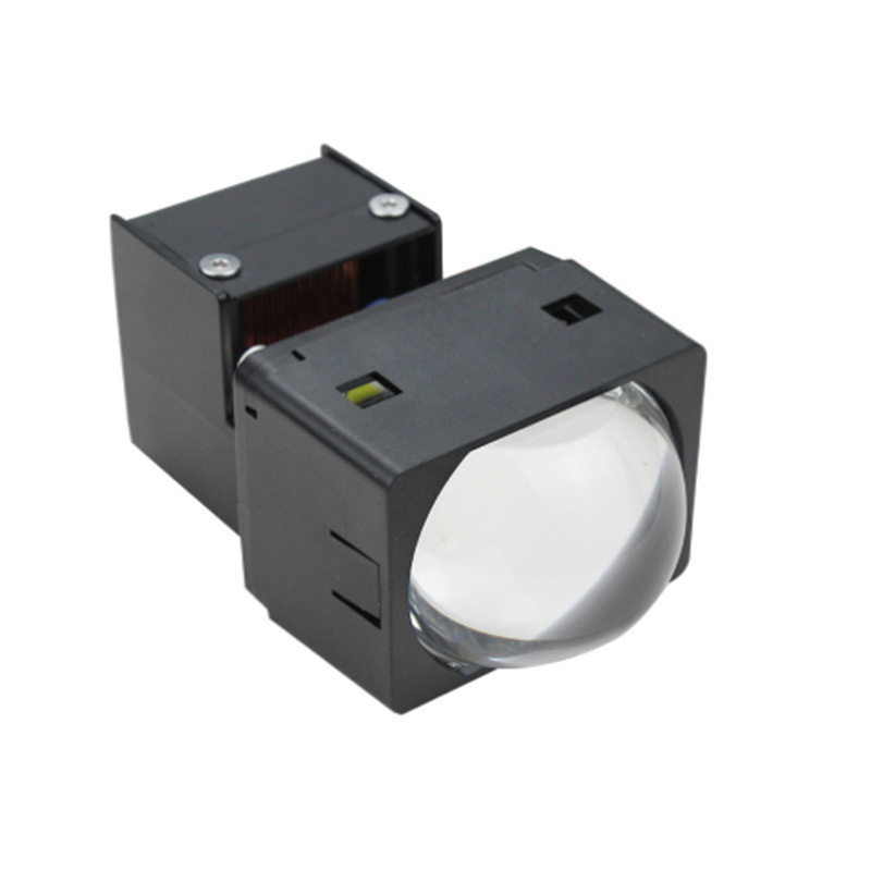 Lente de motocicleta eléctrica del automóvil Lente de luz delantera LED Reforma de lente de doble luz integrada