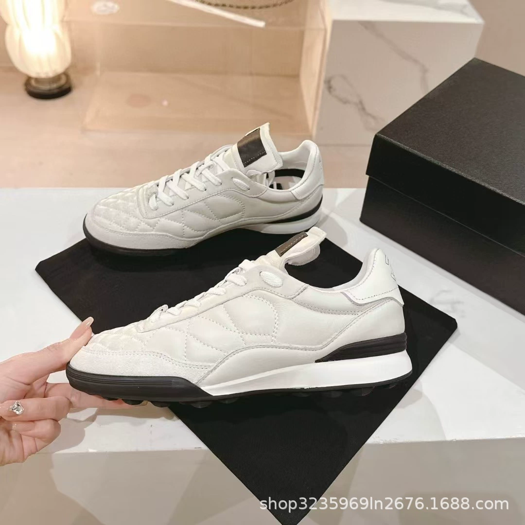 Спортивные кроссовки для отдыха, трендовые белые кроссовки, стиль Chanel